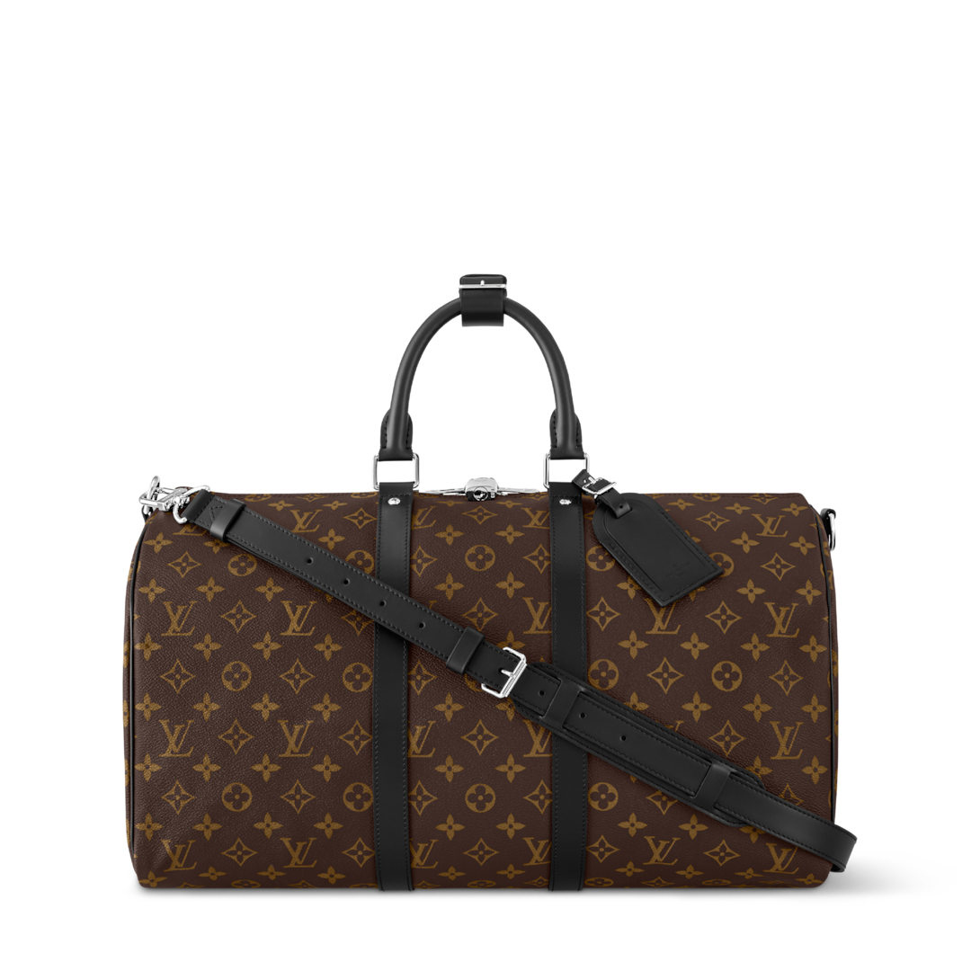 Keepall Bandoulière 45 Monogram Macassar - Trunks, Travel and Home